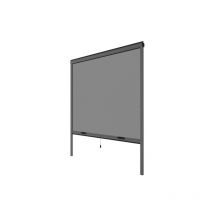 Volet Moustiquaire - Moustiquaire Enroulable Verticale Grise H145 Cm X L130 Cm