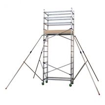 Matisere - Echafaudage domestique kit dénivelé - Hauteur de travail maximale de 4.80m - AL410/ALT-LIV