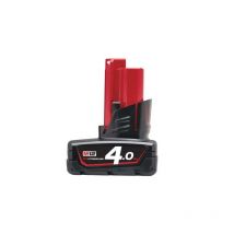 Milwaukee - Batterie MILWAUKEE M12 B4 REDLITHIUM Li-Ion 4.0Ah 4932430065