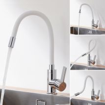 Mitigeur de Cuisine Flexible Auralum Blanc