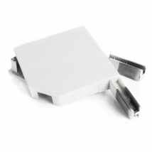 Avosdim - Paires de Joues de coffre pour Volet Pan coupé 45° - 150cm - RAL blanc 9016