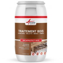 Traitement Bois Extérieur, Intérieur Pour Insectes Xylophènes Et Champignons | Arcaprotect Bois - 200 L - - Arcane Industries