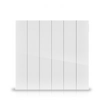 Hjm-radiateur Ava Bas À Inertie Céramique 750w – Économique, Programmable, Sécurité Renforcée, Indicateur De Consommation