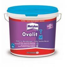 Colle Renforcée Pâte Textiles Muraux Toiles De Verre 5kg Ovalit Tm Metylan