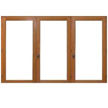 Fenêtre Bois 3 Vantaux H125 X L180 Côtes Tableau Gd Menuiseries