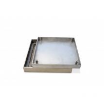Edma - Trappe Sol Étanche Inox 30 X 30 Cm