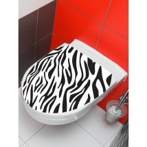 Planetebain - Sticker Wc Zèbre