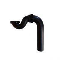 Rogier & Mothes - Siphon vertical pour baignoires anciennes CRAWLEY noir