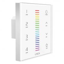 General - Système Multizone - Panneau Variateur Tactile Pour Led Rgb - Dmx/rf - 4 Zones