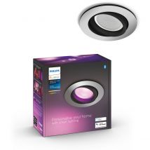 Spot Philips Hue W&c Centura Encastre 5.7w Rond Alu