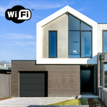 Gm Portes - Kit Porte De Garage Lance Sectionnelle | Anthracite | Acier Galvanisé | Moteur Ecoline Wifi | H200 X L240 Cm | Avec Moteur Et Commande