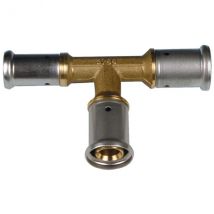 Henco - Té Réduit Laiton Multicouche À Sertir Th Ou Be Ø16x2.0-20x2.0-16x2.0