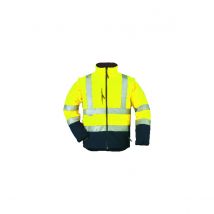 Veste Softshell Haute Visibilité Coverguard Station Jaune S