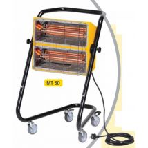 Chauffage mobile rayonnant électrique halogène à quartz 3kW MT30 Sovelor