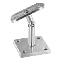 Inox Design - Support Main Courante à pivot orientable pour Poteau Bois 7