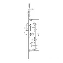 Crémone Serrure Pf H100 Sans Sortie De Tringle - Type De Verrouillage : 2 Galets E - Axe De Fouillot (mm) : 28 - Roto