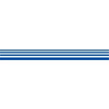 Novap - Lot 2 Bandes 100mm X 1m - Lignes Progressives Bleu - 4641065