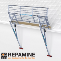 Repamine - Système De Protection Temporaire Sur Toiture Avec Une Inclinaison < 60° En Aluminium L. 3m