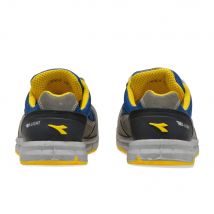Chaussures De Sécurité Basses Diadora Run Ii Text S1p Src Esd Gris / Bleu Roi 37