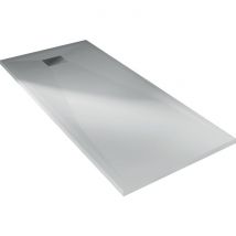 Receveur De Douche Extra Plat - Kinesurf - Kinedo - 140 X 90 X 4 Cm - Blanc - Bonde Centrée Sur La Largeur