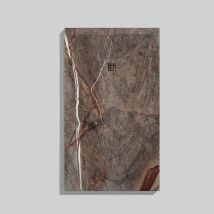Kroos - Receveur De Douche Forêt Tropicale Brun , Finition Lisse Stone 3d, Grille De Couleur - 170 X 70 Cm