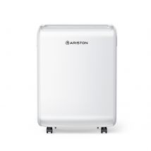 Déshumidificateur Portable 12l Deos Evo 12 Ariston- Contrôle Électronique Du Niveau D’humidité, Silencieux, Efficace Pour Pièces Jusqu'à 35 M²