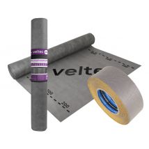 Ecran De Sous-toiture Respirant Parotec Veltec 200, 50m X 1.5m, 200g/m² + Adhesif