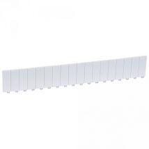 Legrand - legrand obturateur 18 modules gris pour tableau électrique