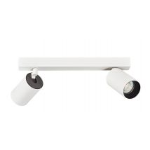 Plafonnier Ou Applique - Aric Nolan B2 - Gu10 - 2 X 4.6w - 4000k - Blanc - Aric 50679