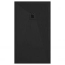 Kroos - Receveur De Douche Noir Ardoise Stone Plus, Grille De Couleur - 140 X 90 Cm