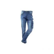 Jeans De Travail Rica Lewis - Homme - Taille 46 - Multi Poches - Coupe Droite Confort - Fibreflex - Stretch Stone - Job