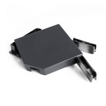Avosdim - Paire De Joues De Coffre Pour Volet Pan Coupé 45° - 165mm - Anthracite