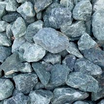 King Materiaux - Sac De +/- 400 Kg = 2,5m² Gravier De Marbre Vert 50/70