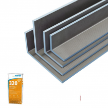 Wedi - Coffre d'habillage WEDI Mensolo L 260 x 30 x 30 + colle 320