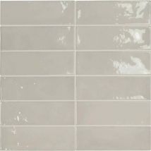 Faïence Effet Zellige Gris Village 6,5x20 Silver Mist - Les Carreaux De Jean