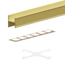 Slid'up By Mantion - Kit Profil En H Slid'up 210 Pour Porte 16 Mm - 1,8 M - Or