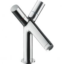 Axor Starck Mitigeur De Lavabo 2 Manettes Avec Tirette Et Bec Fixe Chrome