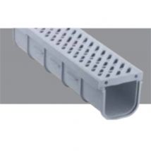 Europe Clôture - Canal D'évacuation En Pvc 9cm De Haut 13cm De Large - Caniveau