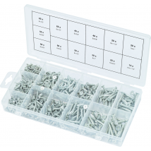Ks Tools - KSTOOLS - Assortiment de vis auto-taraudeuses bois