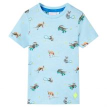 Vetonek - Camiseta Infantil Azul Claro Melange 104