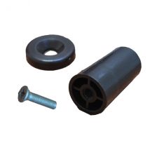 Zurfluh Feller - Butee Ronde Pour Lame Finale Lg40 Mm Marron Avec Rondelle Et Vis Lg25