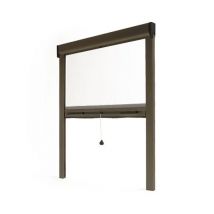 Avosdim - Store Moustiquaire Recoupable LUXE - L150 x H220cm - Bronze
