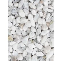 Amagard - Carrara Galets Blanc 1600kg Bigbag 1m3| Livraison Pas Chère (8 - 16mm)