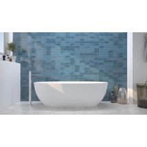 Faïence Effet Zellige Fez Brillant 6,2x12,5 Ocean - Les Carreaux De Jean