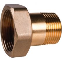 Raccord Laiton Hexagonal Réduit À Visser - M 1' - F 1'1/4 - Thermador