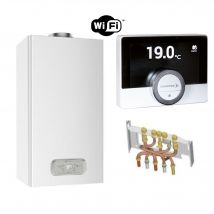 Chaudière Gaz Basnox Inoa Nox Chaffoteaux 24 Kw / Vmc Complète (douilles + Dosseret) Avec Thermostat Connecté