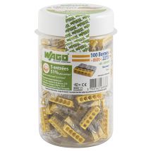 Wago-pot De 100 Mini Bornes De Connexion Automatique 5 Entrées S2273