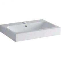 Geberit Icon Lavabo À Poser Avec Trou Pour Robinetterie, 60x48,5cm Blanc, 124560000, Farbe: Blanc