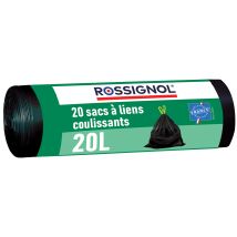 Lot De 20 Sacs-poubelle 20l Fabriqué En France - Bagy Rossignol