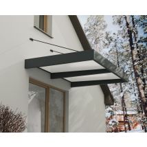Canopia By Palram - Canopia Marquise De Porte Sophia Xl Gris / Opale Blanc 192.3 X 140